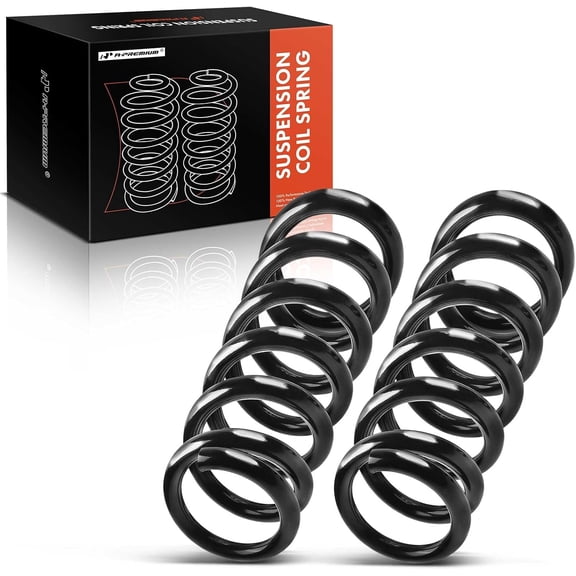 A-Premium 2Pcs Front Suspension Coil Spring Set Compatible with Chevrolet S10 1982-1996, S10 Blazer Camaro & GMC S15 Jimmy Sonoma & Isuzu Hombre, Driver and Passenger Side, Replace# 14065822