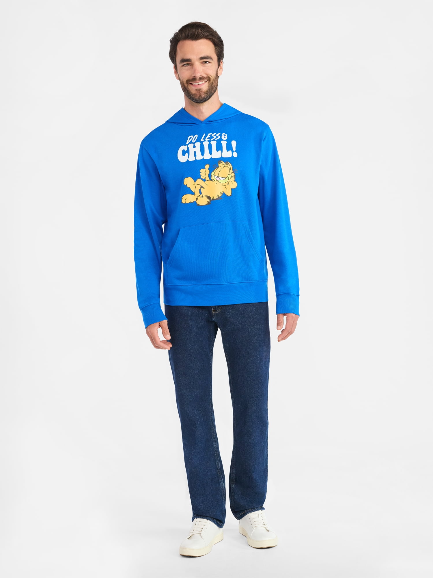 Garfield Men's and Big Men's Graphic Hoodie with Long Sleeves, Sizes XS-5XL