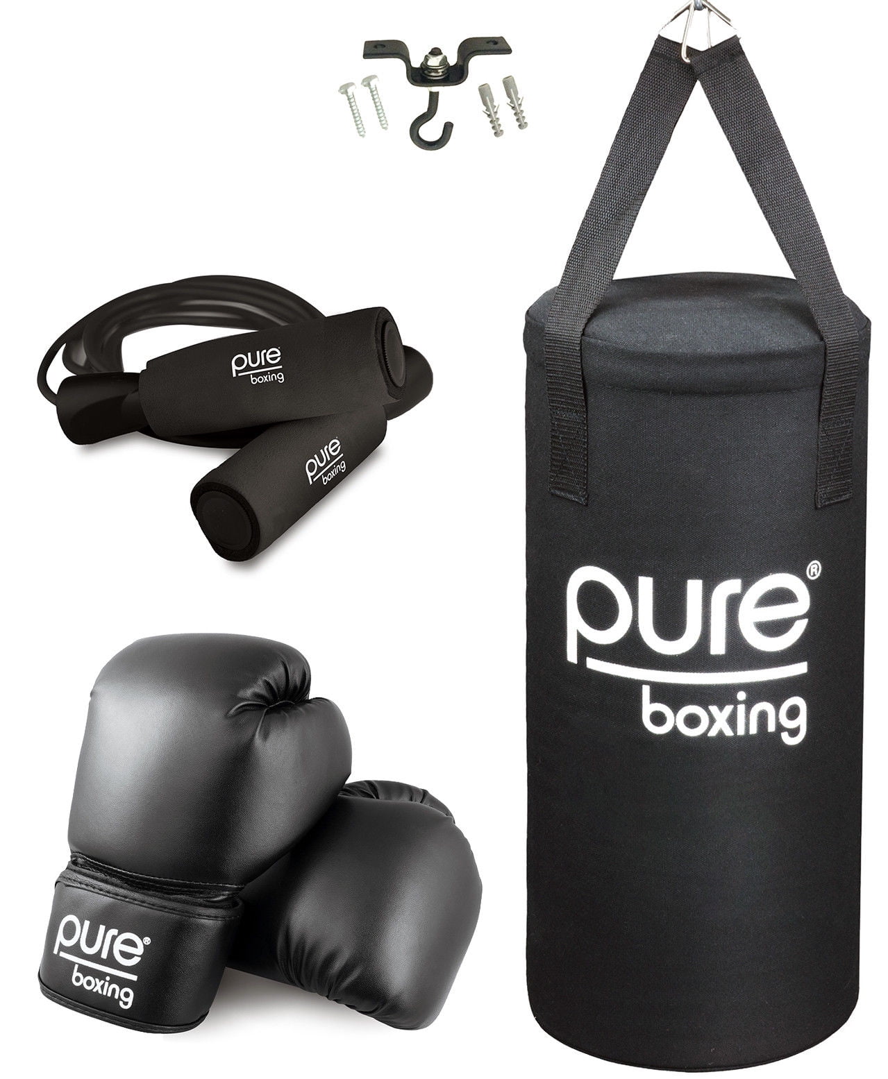 Pure Boxing 25 lb Heavy Bag Boxing Set for Kids