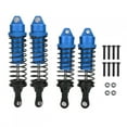 thumbnail image 1 of 4pcs Aluminum Alloy Metal Front / Rear Shocks Struts Damper Fit for 1/10 Traxxas SLASH RC CarBlue, 1 of 8