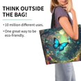 thumbnail image 6 of Lafuoo Enchanted Forest Butterfly A Pattern Single-Shoulder Shopping Bag, Hand-Held Storage Bag Suitable for Work and School, Unisex-One Size, 6 of 7