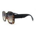 thumbnail image 3 of Womens Oversized Mod Butterfly Designer Fashion Plastic Sunglasses Tortoise Black - Brown, 3 of 4