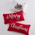 thumbnail image 3 of Levtex Home - Yuletide - Decorative Pillow (12X24in.) - Merry - Red, Gold, White, 3 of 6