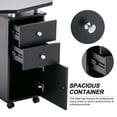 thumbnail image 4 of BarberPub Makeup Vanity Desk with Wheel, Nail Desk with Storage Drawer, 4 of 7