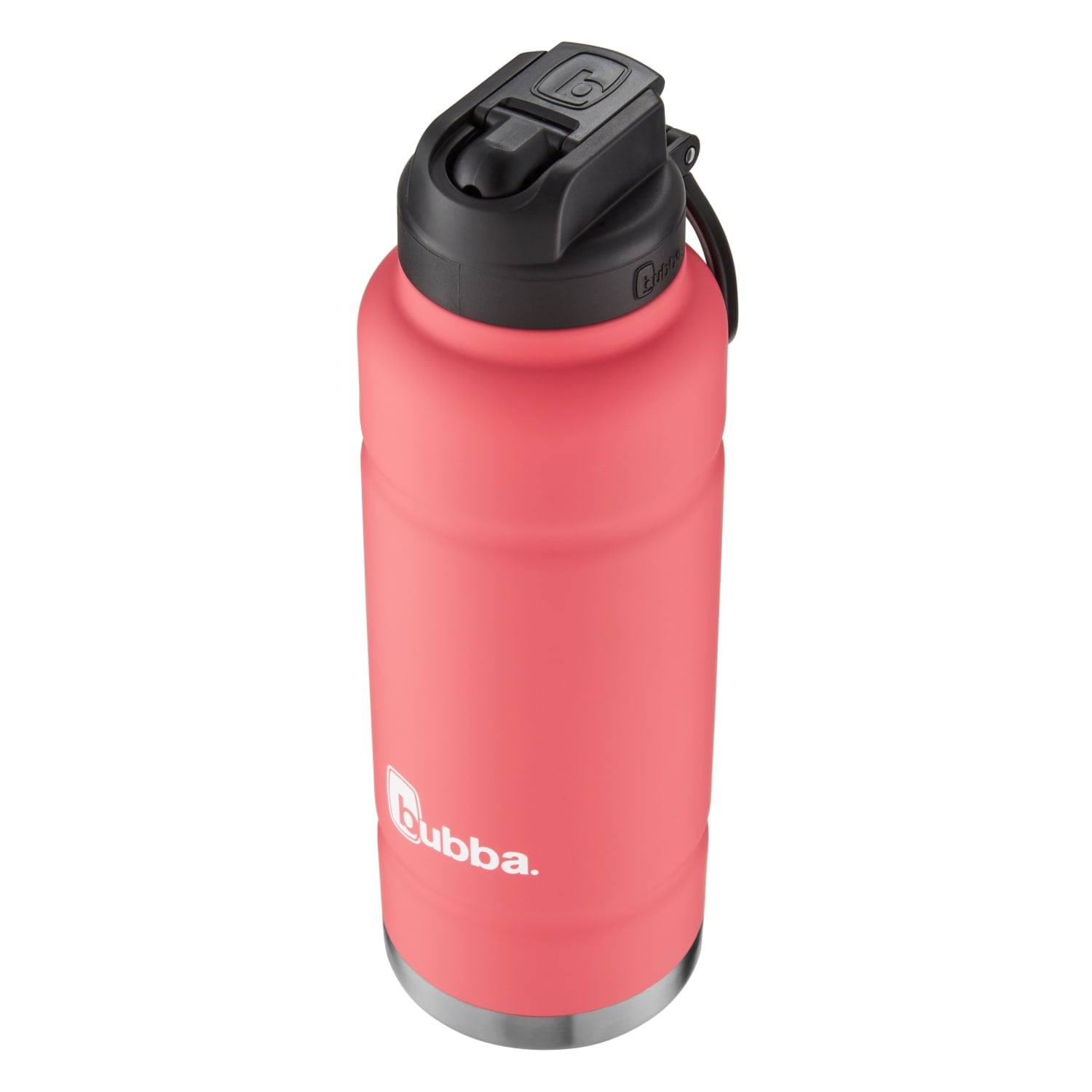 bubba Stainless Steel Trailblazer Water Bottle with Straw, Rubberized Electric Berry, 40oz.