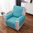 thumbnail image 3 of Waterproof Armchair Slipcover, Classic Style Polyester Sofa Protector, Machine Washable, Pet Friendly with Elastic Band Closure - Fits Recliner Chairs., 3 of 4