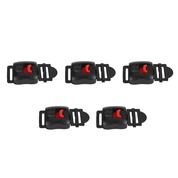 5 Piezas de Cascos de Motocicleta Clip de Velocidad Correa de la Barbilla de Liberación Rápida. Desconectació de hebilla de pláshico motocticla de metal hebilla rojo negro