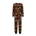 thumbnail image 4 of Family Halloween Pajamas Matching Sets, Halloween Printed Family Outfits Sets, Halloween Printed Long Sleeve Top and Pants, Family Sleepwear, Holiday Loungewear, Coordinated Pajama Outfit, 4 of 6