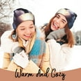 thumbnail image 4 of Picia Fox Couple Pattern Knitted Beanie Hat for Men and Women , Unisex Winter Warm Stretchy Knit Cap Thick Fisherman Beanies Cuffed Plain Skull Caps, 4 of 6