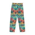 thumbnail image 4 of Kdxio Hawaii Palms Print Men's Sleep Pajama Pant Lounge Pants with Pockets, 4 of 8