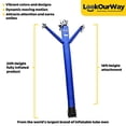 thumbnail image 2 of LookOurWay Air Dancers Inflatable Tube Man Set / 20 ft Waving Inflatable Tube Guy with 1 HP Blower for Stand Out Advertising (Blue), 2 of 4