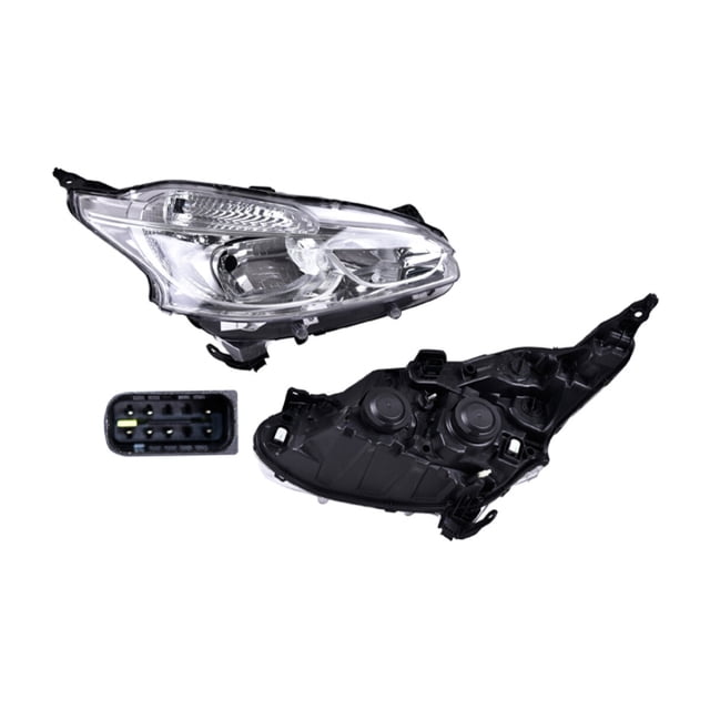 Faro Eléctrico DEPO 208 2013 A 2015 Peugeot lado Derecho