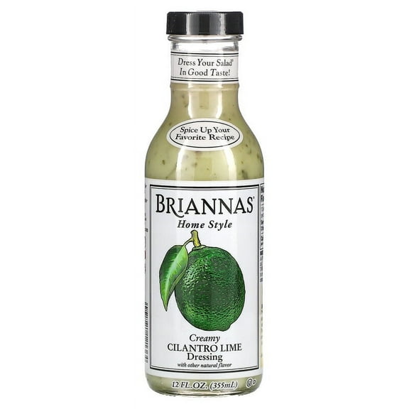 Briannas, Home Style, Creamy Cilantro Lime Dressing, 12 fl oz Pack of 3