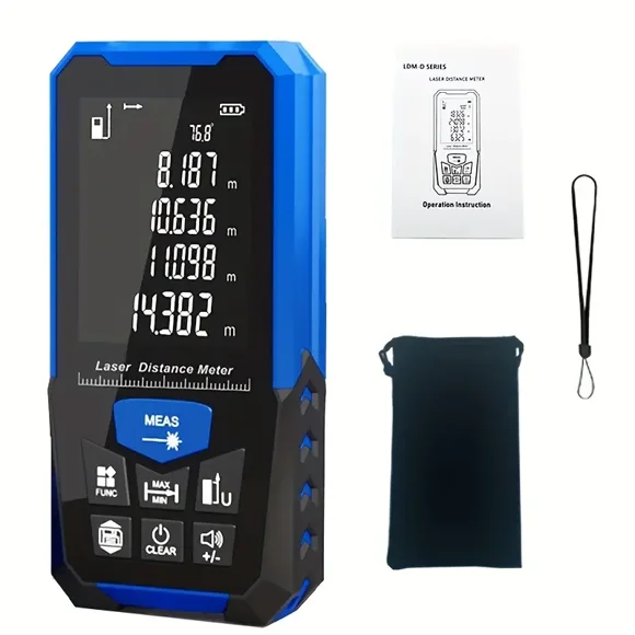 100m Laser Rangefinder Tape Measuring Tape Electronic Tape Distance Meter Laser Digital Tape Measure