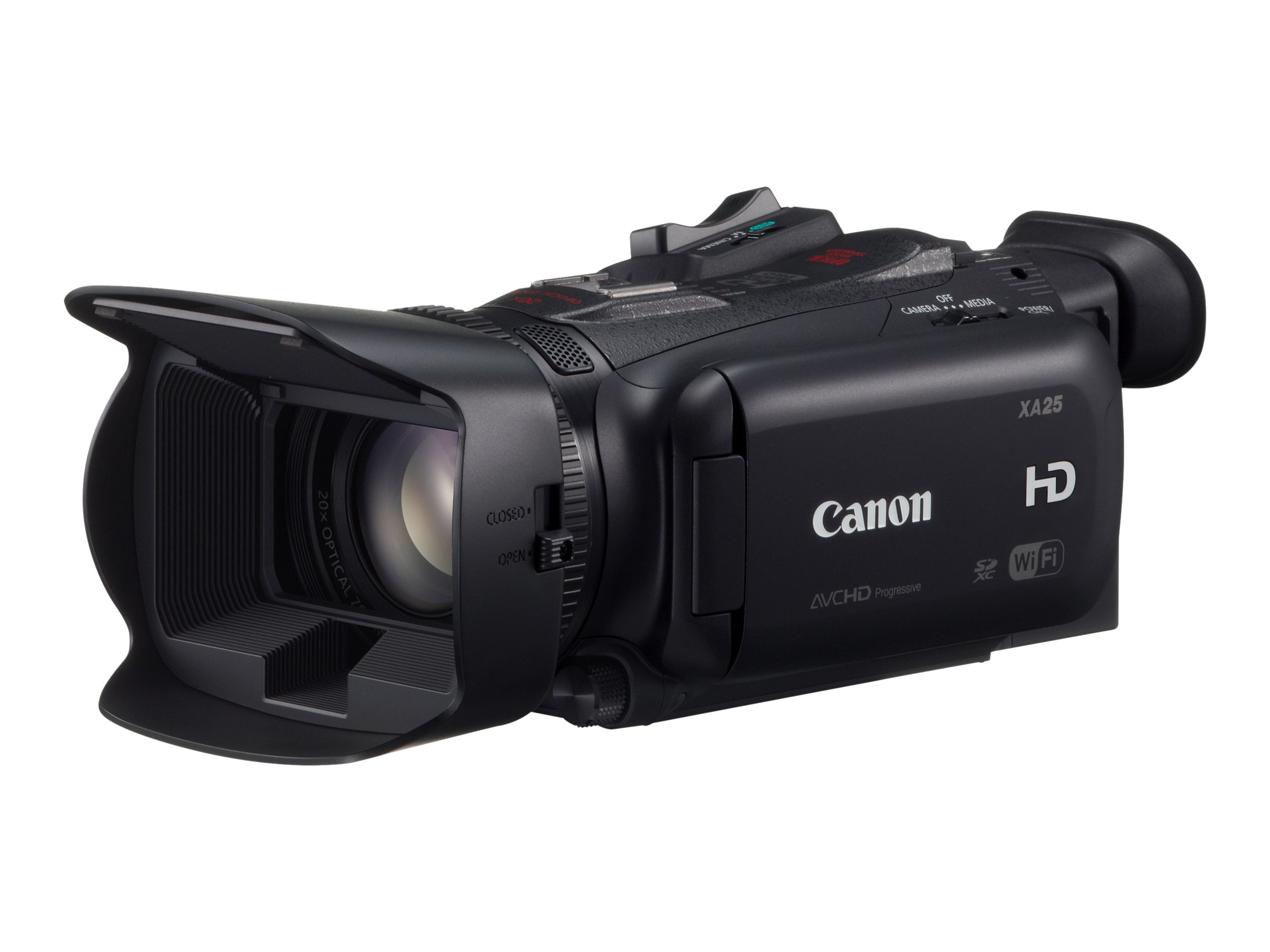Canon XA25 - Camcorder - 1080p - 3.09 MP - 20x optical zoom - flash card - Wi-Fi - image 5 of 15