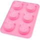 thumbnail image 1 of Molde de silicona con forma de cerdo para gelatina, fondant, caramelo duro, bombas de grasa cetogénica, resina TUNC Sencillez, 1 of 5