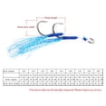 thumbnail image 5 of Necvior 5 Pcs Double Fishing Assist Hook Kits Small Size Jig Jigging Hooks Slow Quickly Fall Jigs Fishing Hook Easy to Use, 5 of 18