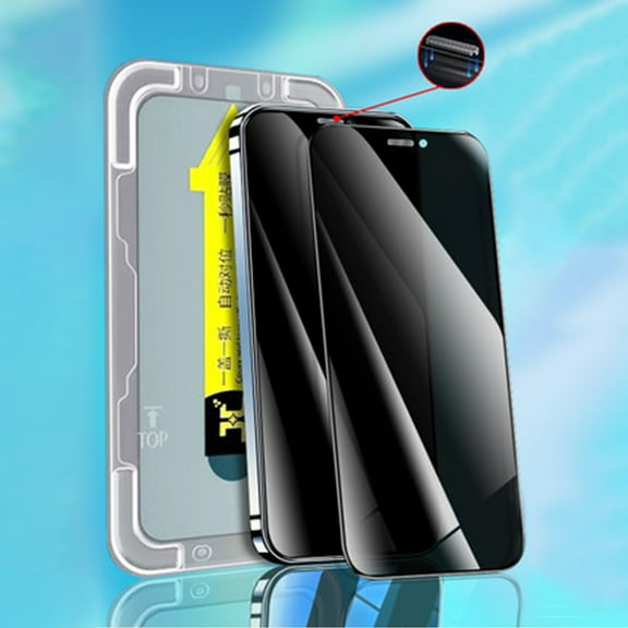 Dteck iPhone 11 Privacy Screen Protector, with Easy Installation Kit, 9H Hardness Full Coverage Anti-Spy Tempered Glass Film for Apple iPhone 11 6.1 inch