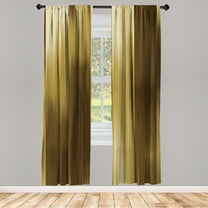 Ambesonne Earth Tones Curtains, Abstract Modern Design, Pair of 28"x63", Dark Khaki