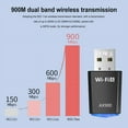 thumbnail image 4 of AX900 WiFi Adapter 2.4G & 5GHz Dual Band Wireless Network Card Mini WiFi USB Ethernet for PC Laptop Desktop Drive Free, 4 of 7