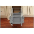 thumbnail image 3 of Rev-A-Shelf 5149-15Dm-1 Contemporary 12-1/4"W Aluminum Single 35 Qt / 8.75 Gallon Pull Out, 3 of 7