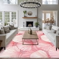 thumbnail image 3 of 6'x9' Area Rugs, Pink Coastal Shell Indoor Outdoor Area Rug for Living Room Bedroom, Nautical Beach Ocean Summer Washable Bathroom Rugs Kitchen Floor Carpet Mats Home Decor Aesthetic, 3 of 8