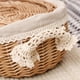 thumbnail image 5 of Wicker Rattan Storage Basket with Lid Room Decor Toy Debris Finishing Storage Tool Storage Basket S, 5 of 5