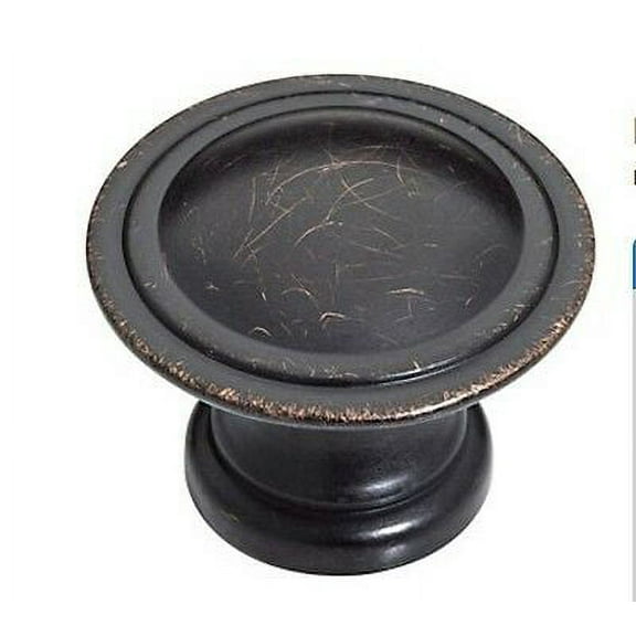 PN0408C-VBR Venetian Bronze 1 1/8"  Ridge Cabinet Drawer Knob
