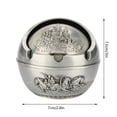 thumbnail image 4 of Cendrier Portable Rond, Motif Estampé Cendrier Rond, pour Voiture de Maison, 4 of 8