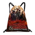 thumbnail image 1 of Dragones y Mazmorras Mochila de Cuerdas para Deportes y Gimnasio, Bolsa de Cuerdas Resistente al Agua, Bolsa Cinch, 30×40cm, 1 of 6
