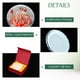 thumbnail image 4 of Marco de fotos Didaey, redondo, cristal sublimado, 12 x 12 x 2 cm, 2 unidades, 4 of 7