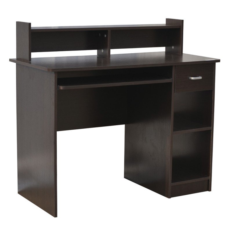 Homegear Home Office 41” Computer Desk Brown