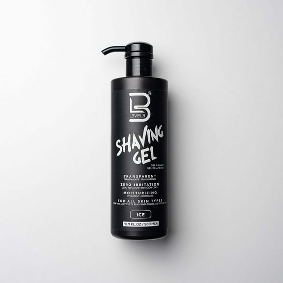 L3 Shaving Gel - Straight Razor Shave Gel - Non-Irritating - Refreshing Smell L3 - No Hot Towel Necessary - Level Three Razor Gel (Ice)