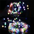 thumbnail image 4 of Guirnalda de luces LED para exteriores con batería, alambre de cobre, para Navidad, fiestas, bodas, 8 colores, 4 of 5