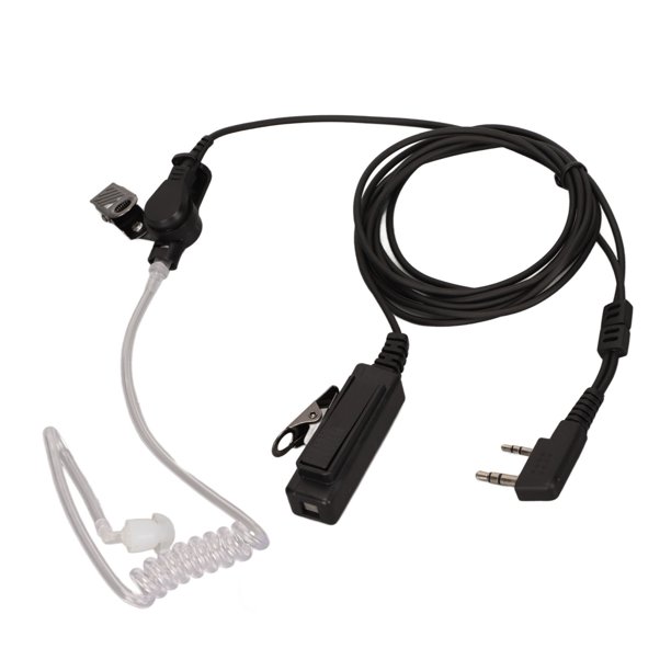Auricular Walkie-talkie K Head, Auricular De Radio Con Reducción De Ruido De 2 Pines Y Micrófono Para BF 888S BF 777S BF 666S BF UV5R