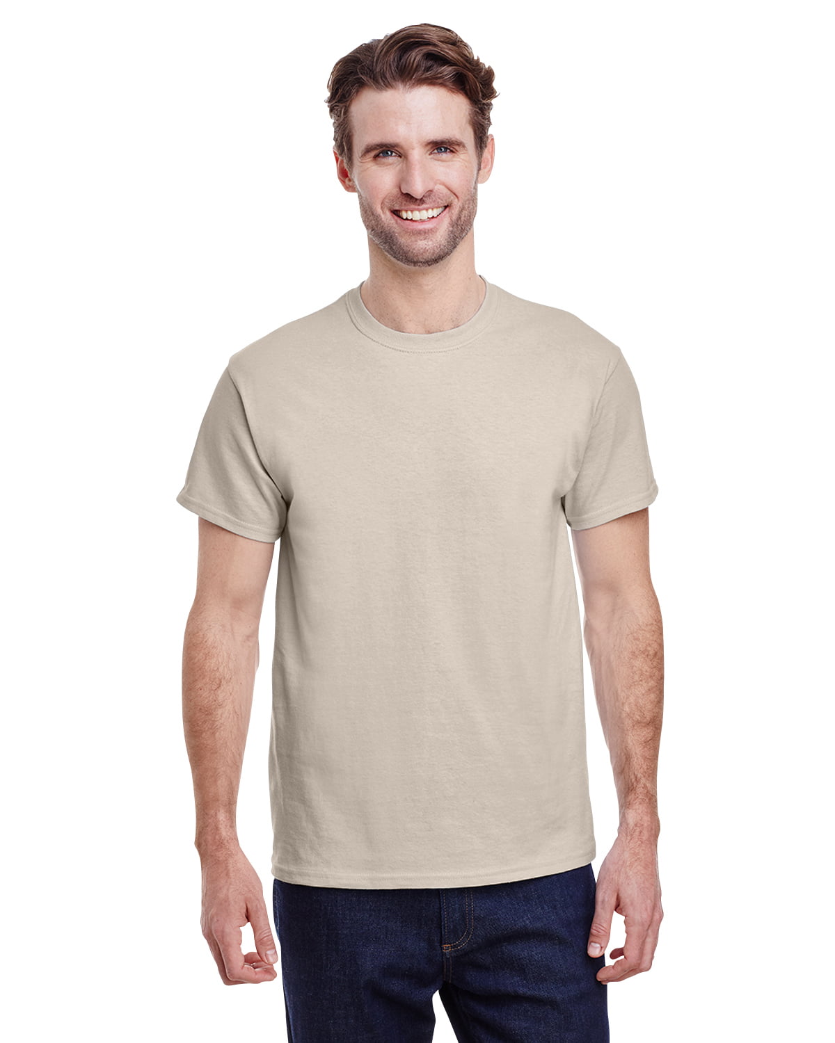 Style # G200 - Original Label 5XL - White Gildan Adult Ultra Cotton 6 Oz T-Shirt 