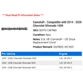 thumbnail image 2 of Camshaft - Compatible with 2014 - 2020 Chevy Silverado 1500 2015 2016 2017 2018 2019, 2 of 3
