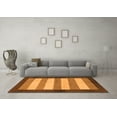 thumbnail image 3 of Ahgly Company Indoor Rectangle Abstract Orange Modern Area Rugs, 5' x 7', 3 of 4