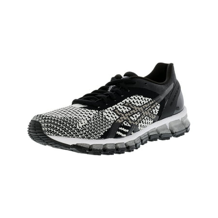Asics Women's Gel-Quantum 360 Knit Black / White Silver Ankle-High Running Shoe -