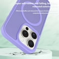 thumbnail image 2 of For iPhone 16 Pro Phone Case, Matte Magnetic,Support for Magsafe,Lightweight & Slim,Translucent Frosted Shockproof Protective Rugged Scratch-Resistant Phone Case Cover,Purple, 2 of 6
