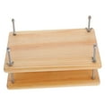 thumbnail image 6 of Masteelf Wooden Books Pressing Plate Books Press Wood Book Press Plate Book Pressing Tool Binding Supply Portable Binding Press For Bookbinding, 6 of 8