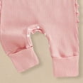 thumbnail image 5 of mgoYE Infant Baby Girl Fall Outfit Sweatshirt Romper Daddy's Girl Long Sleeve Jumpsuit Newborn Clothes(Watermelon Red,3-6 Months), 5 of 7