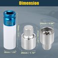 thumbnail image 4 of Ofertas únicas 1 juego 302 tuerca de bloqueo de rueda llave de extracción de tuerca antirrobo para Mercedes Benz con casquillo protector para tuerca, 4 of 7