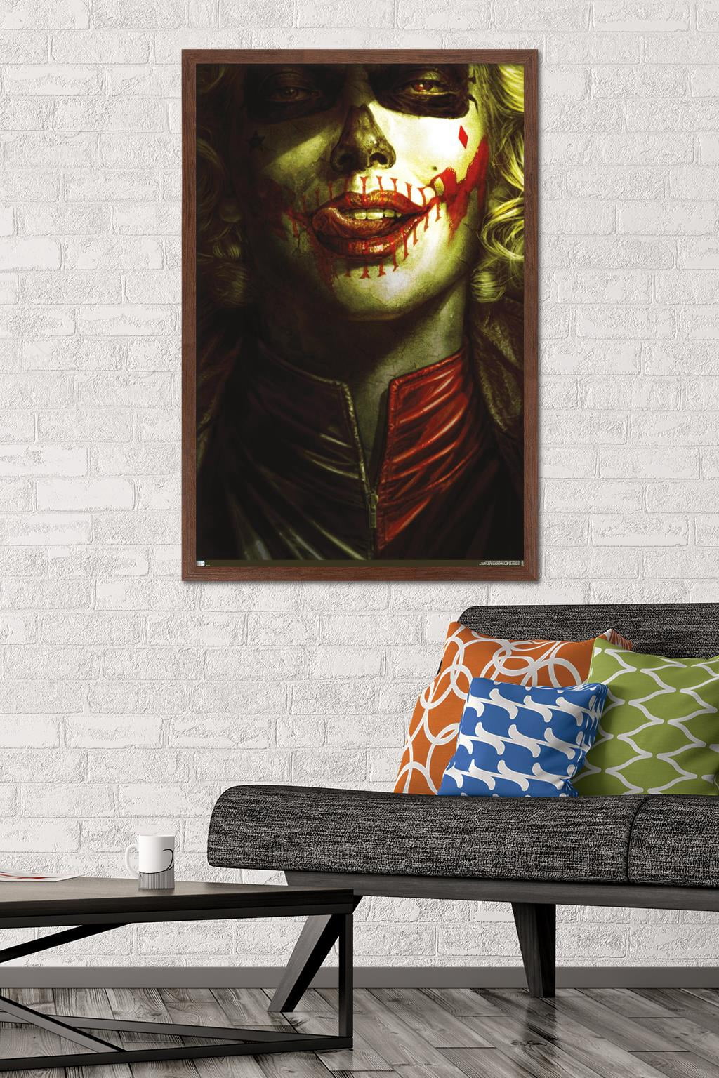 DC Comics - Harley Quinn - Batman: Damned Wall Poster, 22.375" x 34" Framed