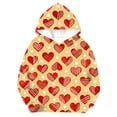 thumbnail image 4 of Sudadera con capucha para niñas y niños, sudadera de manga larga con cuello redondo y estampado de moda, jersey con bolsillo, 4 of 8