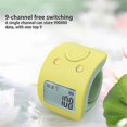 thumbnail image 3 of Rechargeable Finger Counter, IPX8 Waterproof Lap Counter, Silent 6 Channel Digital Tasbih Counter for Prayer &, 3 of 5