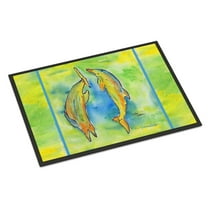 Carolines Treasures 8380-JMAT Dolphin Doormat 24x36 36"L x 24"W multicolor