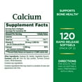 thumbnail image 4 of Nature’s Bounty Calcium Supplement + 1000 IU Vitamin D3, 120 Ct (2-Pack), 4 of 8