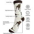 thumbnail image 5 of Happy Tails Chocolate Labrador Dog Lover Colored Socks - One Size Fits Most, 5 of 9