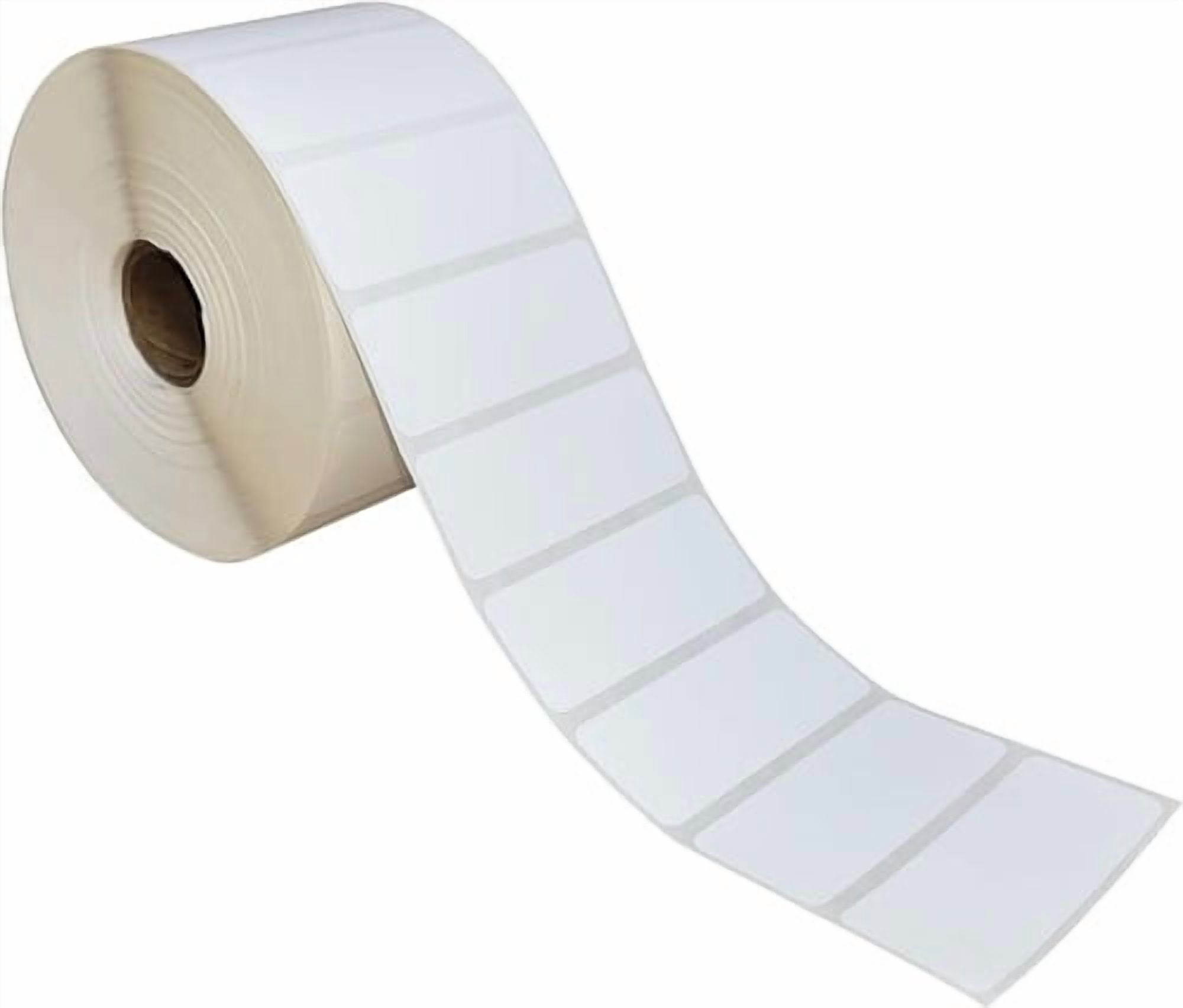 SJPACK 20 Rolls 1" x 2 5/8" Direct Thermal FBA SKU Blank Labels Barcode DIY Logo Sticker for Rollo & Zebra Printer (2000/roll)